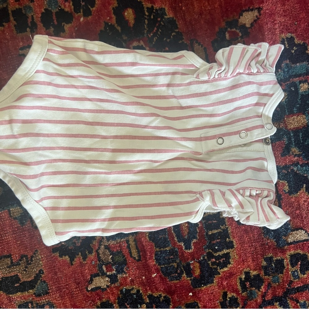 Sleeveless ruffle one piece